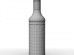 captain morgan jamaica rum 50cl bottle Modelo 3D