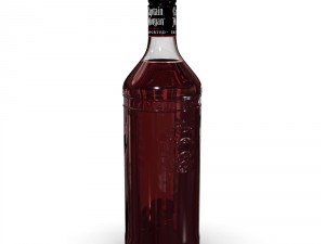 captain morgan jamaica rum 1l bottle 3Dモデル