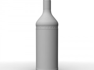 captain morgan jamaica rum 1l bottle 3Dモデル