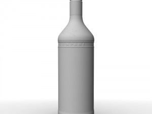 captain morgan jamaica rum 1l bottle 3Dモデル