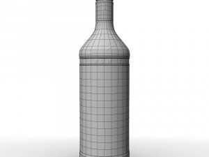 captain morgan jamaica rum 1l bottle 3Dモデル