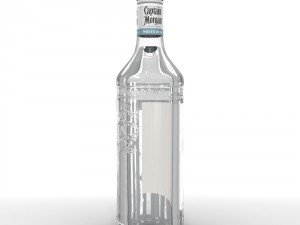 captain morgan white 70cl bottle 3D 모델