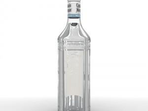 captain morgan white 70cl bottle 3D 모델