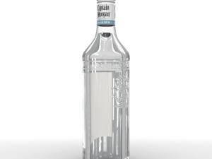 captain morgan white 70cl bottle 3D 모델