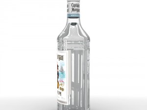 captain morgan white 70cl bottle 3D 모델