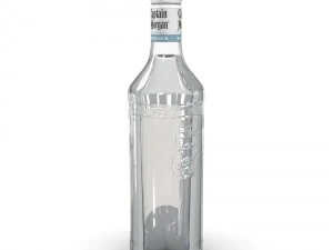 captain morgan white 70cl bottle 3D Model