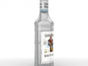 captain morgan white 50cl bottle Modèle 3D