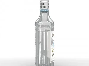 captain morgan white 50cl bottle 3D Model