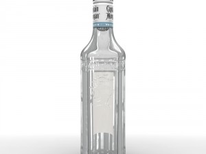 captain morgan white 50cl bottle Modèle 3D