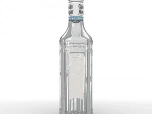 captain morgan white 50cl bottle 3D Model