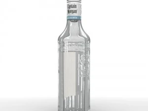 captain morgan white 50cl bottle 3D Model