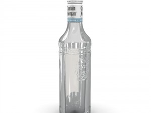 captain morgan white 50cl bottle Modèle 3D