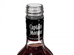 captain morgan bottle set 3D Model