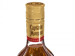 captain morgan bottle set 3D Model