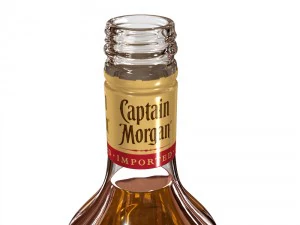 captain morgan bottle set 3D Model