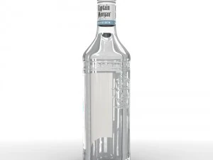 captain morgan bottle set 3D Model