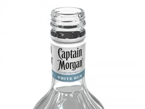 captain morgan bottle set 3D Model