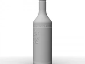 captain morgan bottle set 3D Model