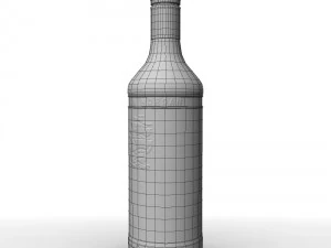 captain morgan bottle set 3D Model