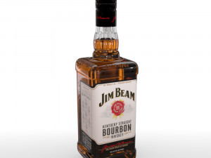 jim beam 70cl bottle Modèle 3D
