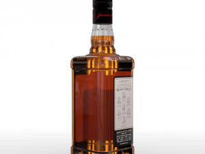 jim beam 70cl bottle 3D Model