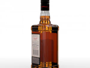 jim beam 70cl bottle 3D Model