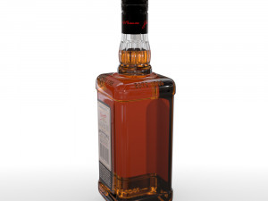 jim beam 70cl bottle 3Dモデル