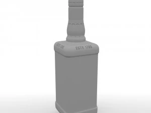 jim beam 70cl bottle 3D Model