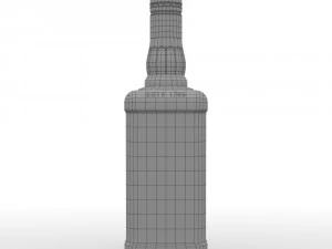 jim beam 70cl bottle 3D Model