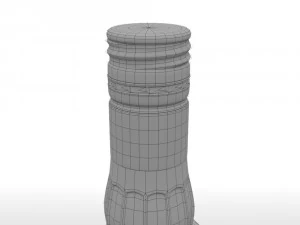 jim beam 70cl bottle 3D Model