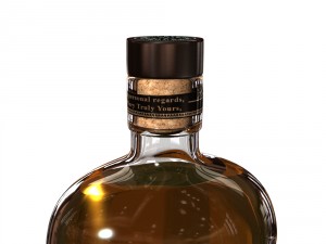 bulleit bourbon 75cl bottle 3D Model