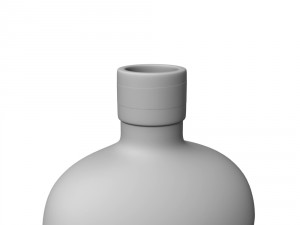 bulleit bourbon 75cl bottle 3D Model