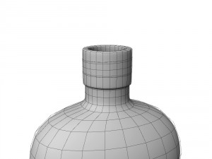 bulleit bourbon 75cl bottle 3D Model