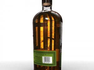 bulleit rye 75cl bottle 3D Model