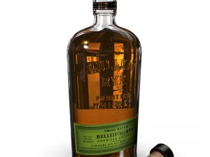 bulleit rye 75cl bottle 3Dモデル