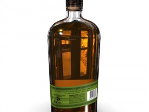 bulleit rye 75cl bottle 3Dモデル