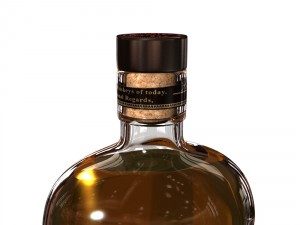 bulleit rye 75cl bottle 3Dモデル