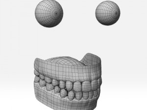 Female brunette no rig Modello 3D