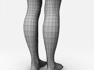 female basemesh Modello 3D