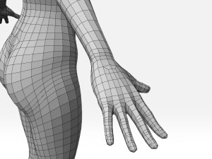 female basemesh Modello 3D
