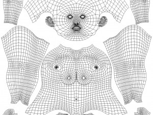 female basemesh Modello 3D