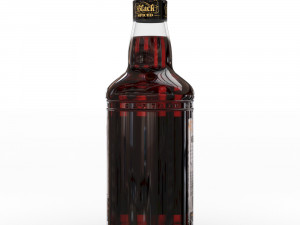 captain morgan black spiced rum 70cl uk bottle 3D 模型