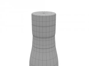 captain morgan black spiced rum 70cl us bottle 3D Model