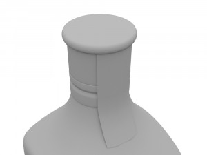 bombay sapphire 70cl bottle Modello 3D