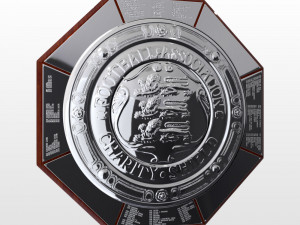fa community charity shield trophy 3D Модель
