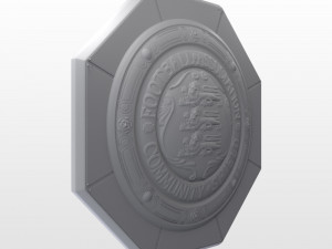 fa community charity shield trophy 3D Модель