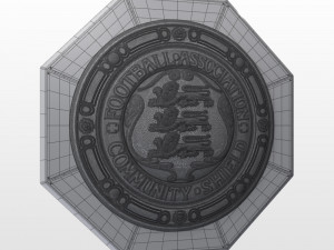 fa community charity shield trophy 3D Модель