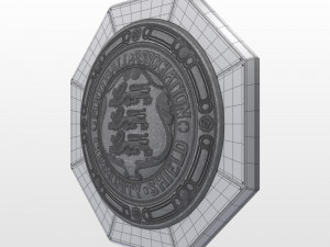 fa community charity shield trophy 3D Модель