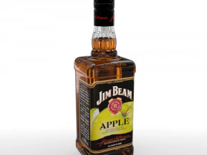 botol jim beam apple 70cl Model 3D