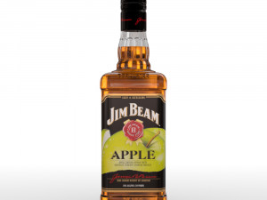 jim beam apple 70cl bottle 3D 모델